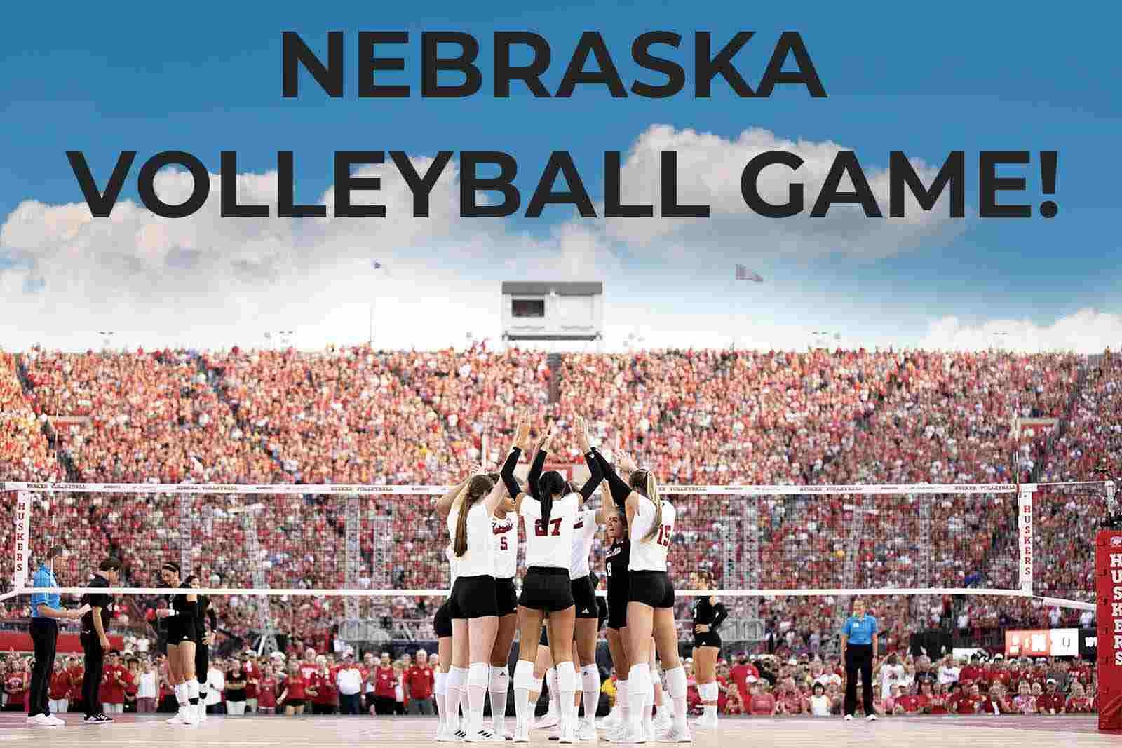 Nebraska Volleyball Game.