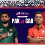 ICC Men’s T20 Cricket World Cup Pakistan VS Canada 2024